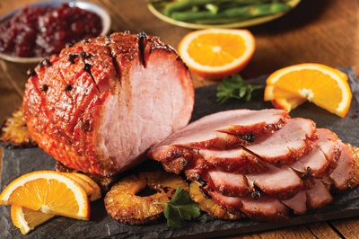Hand-Carved Maple Glazed Ham