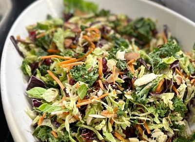 Kale and Brussels Salad