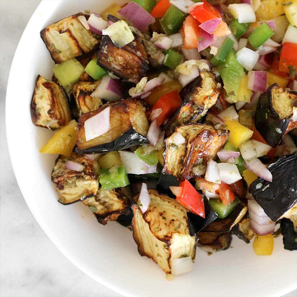 Mediterranean Eggplant Salad