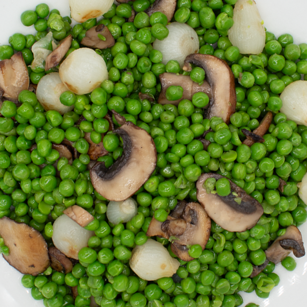 Peas, Mushrooms, & Pearl Onions