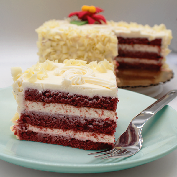Red Velvet Cream Cheese Gateau