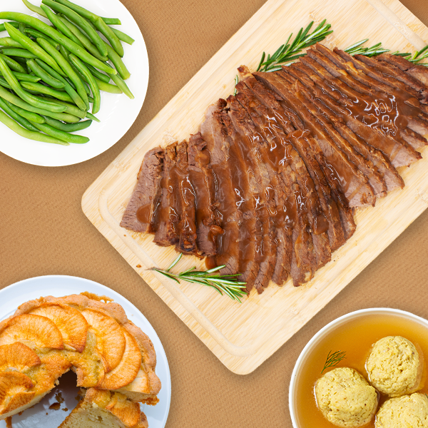 Roast Brisket with Gravy Box